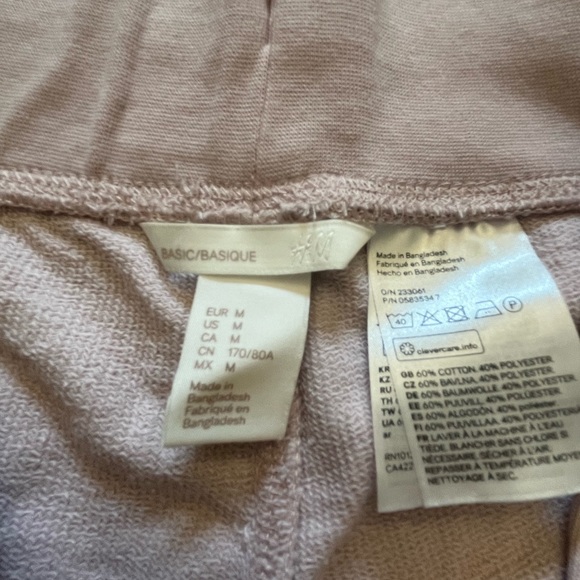 H&M Pink Relaxed Fit Pants – Size M - Picture 3 of 7